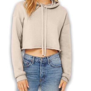 Bella Canvas Hooded Fleece Top Size Medium